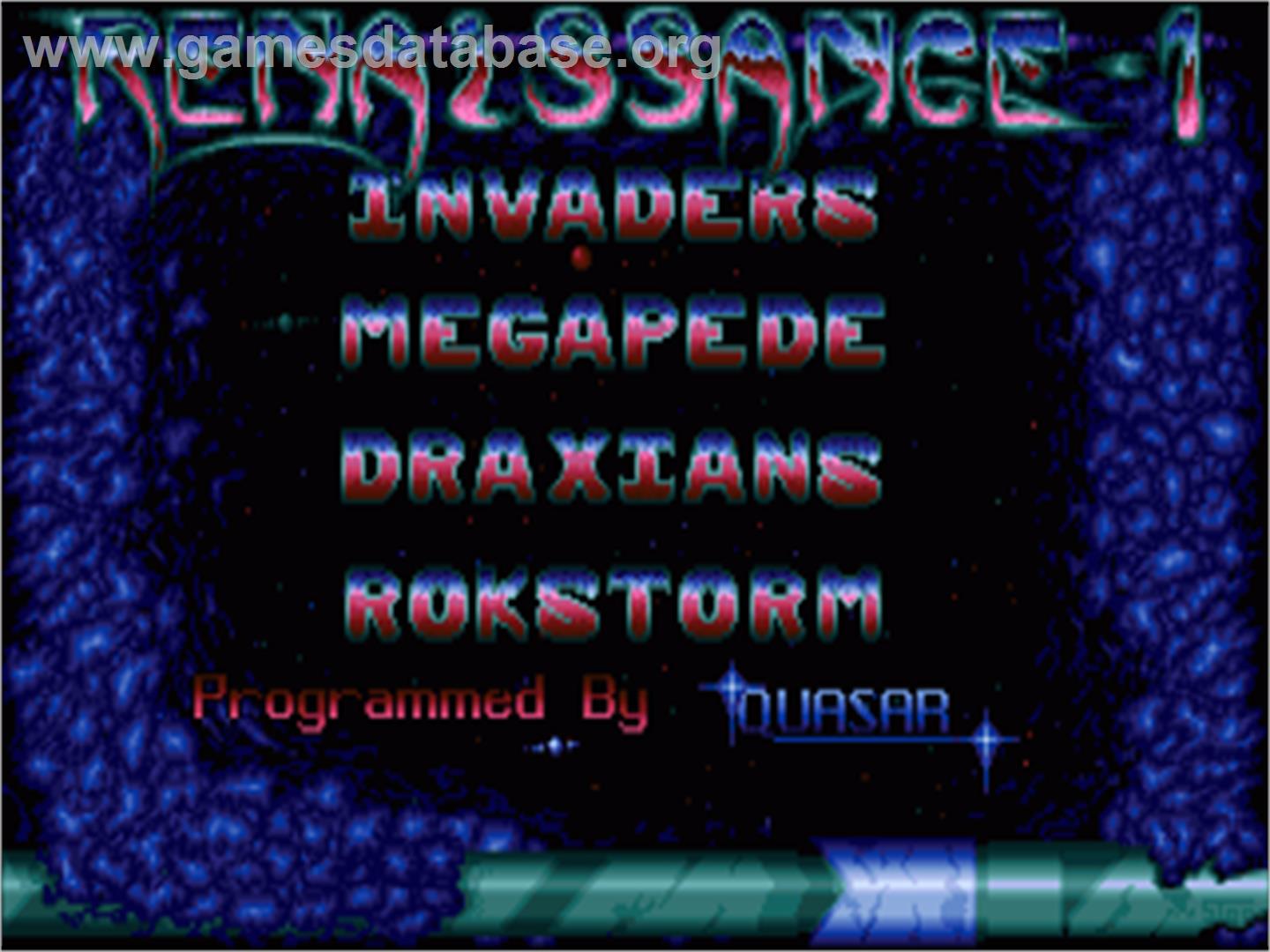 Renaissance - Commodore Amiga - Artwork - Title Screen